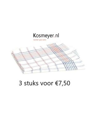 Clarysse Clarysse Theedoek 3 stuks assorti