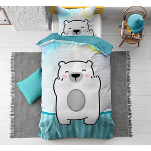 Dreamhouse Dreamhouse Kids Cuddle Bear Blue Dekbedovertrek