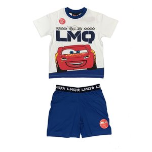 Disney Disney Cars Shortama Jongen Wit/Blauw