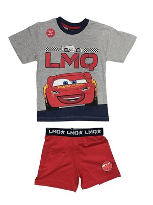 Disney Disney Cars Shortama Jongen Grijs/Rood