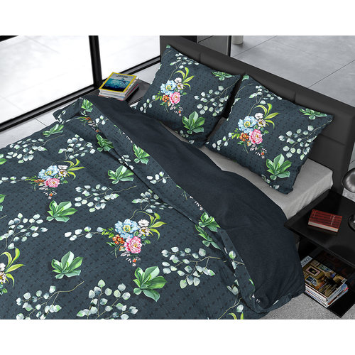 Dreamhouse Dreamhouse Satin Botanical Nature Leaves Dekbedovertrek