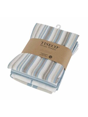 Tiseco Home Studio Tiseco Theedoek (5-pack, Blauw)