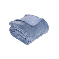 Tiseco Plaid Stone Blue flanel extra zacht