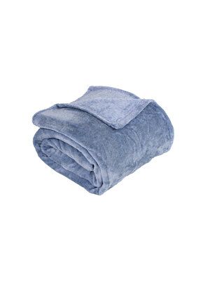 Tiseco Home Studio Tiseco Plaid Stone Blue flanel extra zacht