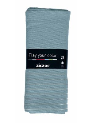 Ziczac Ziczac Theedoek (3-pack,  Blauw)