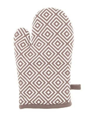 Tiseco Home Studio Tiseco  Ovenwant Geometric Taupe