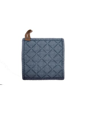 Tiseco Home Studio Tiseco Pannenlap Myrna Blauw - 2 stuks