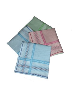 Tiseco Home Studio Tiseco Dames Zakdoeken 12 stuks assorti