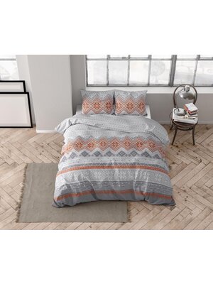 Dreamhouse Dreamhouse Flanel Olav Grey Dekbedovertrek