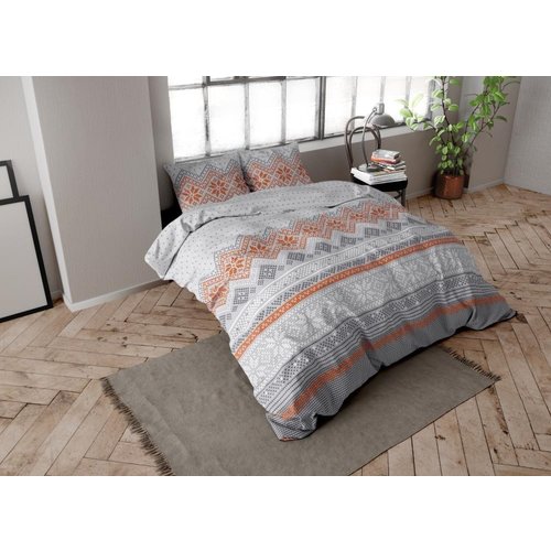 Dreamhouse Dreamhouse Flanel Olav Grey Dekbedovertrek