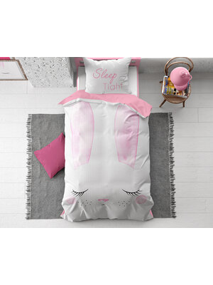 Dreamhouse Dreamhouse Kids Konijn Roze Dekbedovertrek