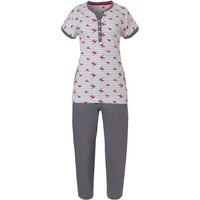 Pastunette Dames Pyjama met drie kwart broek