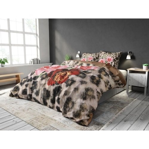 Dreamhouse Dreamhouse Floral Panther Brown Dekbedovertrek