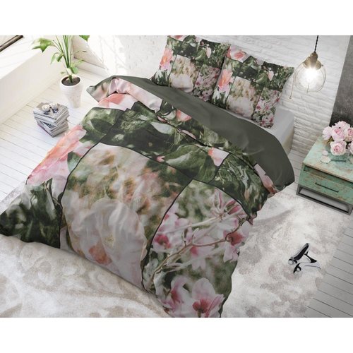 Dreamhouse Dreamhouse Flower Fashion Art Green Dekbedovertrek