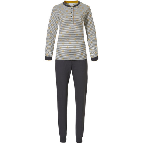 Pastunette Pastunette dames pyjama yellow snow