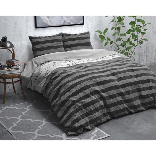 Sleeptime Sleeptime Soft Flanel Nina Grey Dekbedovertrek