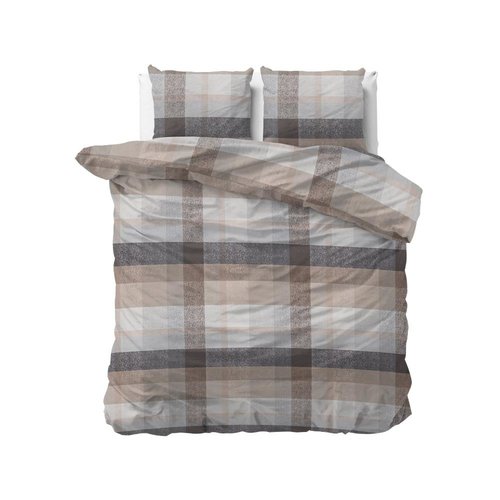 Dreamhouse Dreamhouse Flanel Thor Taupe Dekbedovertrek