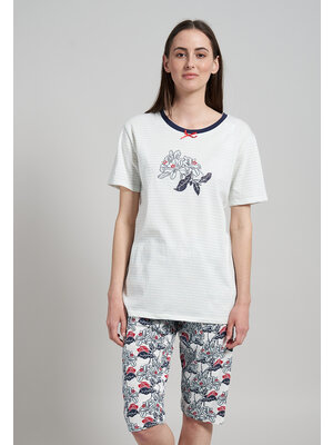 Götzburg Gotzburg Dames Pyjama met driekwart broek