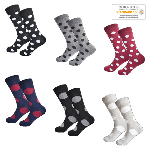 Gianvaglia Gianvaglia dames sokken dots - 6 paar