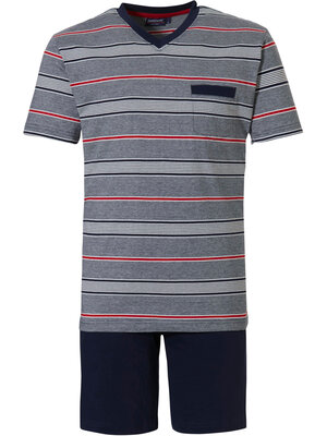 Pastunette Pastunette Heren Shortama  - stripes