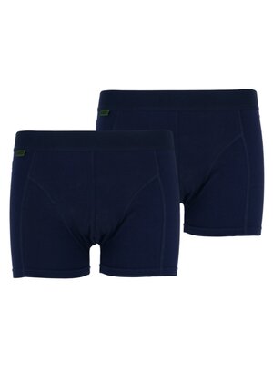 Basset Basset Bamboe Heren  Boxershorts donkerblauw 2-pack