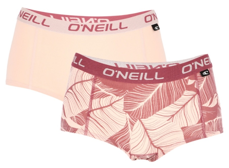 O'Neill Dames Boxershorts 2-pack - multi peach 