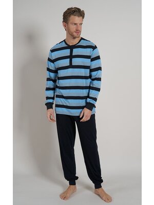 Tom Tailor Tom Tailor Heren pyjama - blauw gestreept