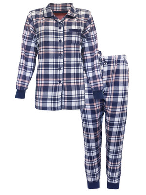 Irresistible Dames pyjama flanel - geruit