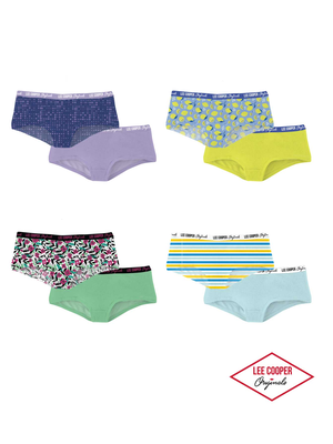 Lee Cooper Lee Cooper Dames Hipster 8-pack
