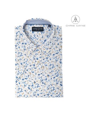Chris Cayne Chris Cayne overhemd korte mouw - bright white Chris Cayne Chris Cayne overhemd korte mouw - bright white