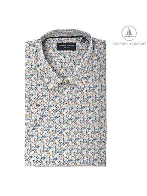 Chris Cayne Chris Cayne overhemd korte mouw - allover Chris Cayne Chris Cayne overhemd korte mouw - allover