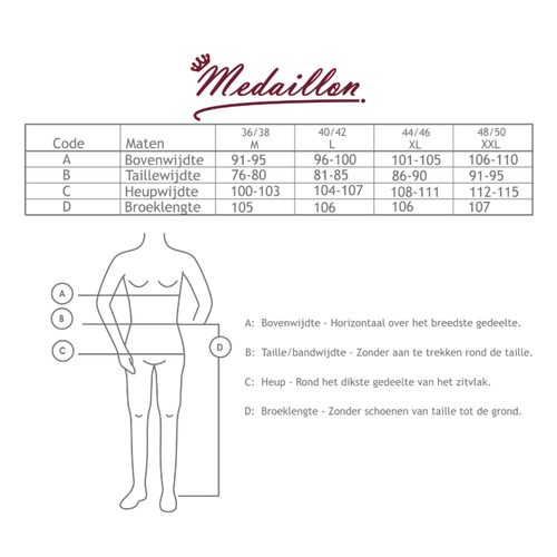 Medaillon Medaillon Dames Shortama - 1301A