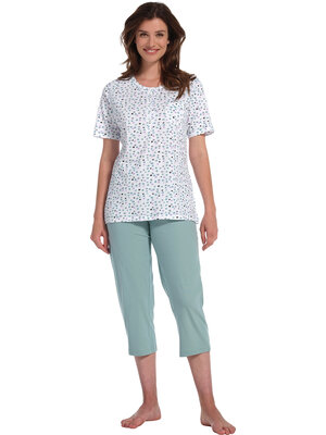 Pastunette Pastunette dames pyjama met 3/4 broek