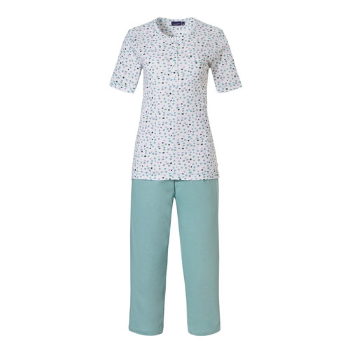 Pastunette Pastunette dames pyjama met 3/4 broek