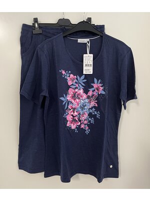 Pasha Pastunette dames pyjama met 3/4 broek