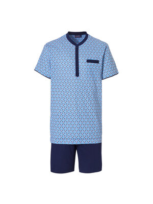 Pastunette Pastunette heren shortama  - blue graphic