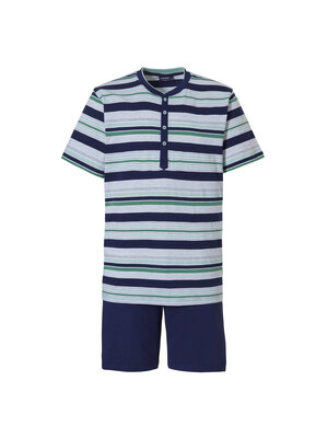 Pastunette Pastunette Heren Shortama - stripes Pastunette Pastunette Heren Shortama - stripes