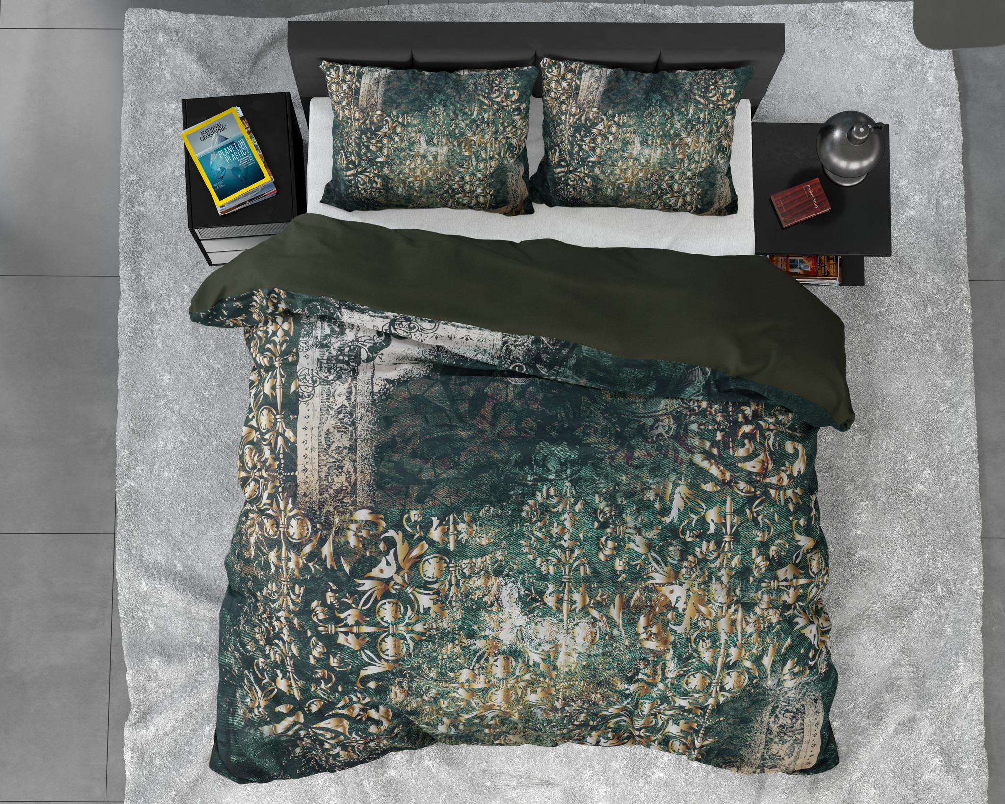 Dreamhouse Dekbedovertrek Nairobi Multi katoen satijn Kosmeyer.nl