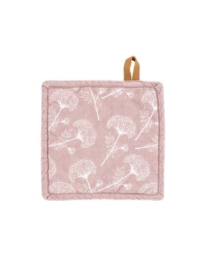 Tiseco Home Studio Tiseco Pannenlap Floral Roze  - 2 stuks