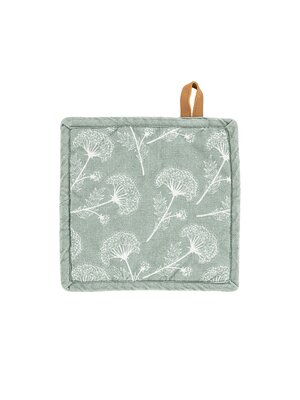 Tiseco Home Studio Tiseco Pannenlap Floral Green - 2 stuks Tiseco Home Studio Tiseco Pannenlap Floral Green - 2 stuks