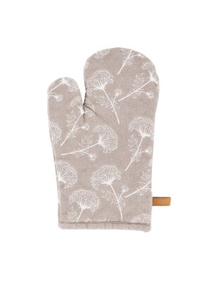 Tiseco Home Studio Tiseco Ovenwant Floral Taupe Grey