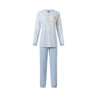 Cocodream dames pyjama katoen - blue