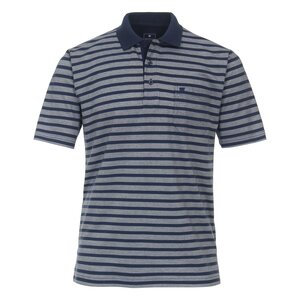 Redmond Redmond poloshirt gestreept - grijs blauw