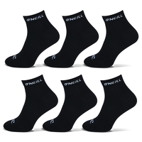 O'Neill quarter sokken - 6-pack zwart