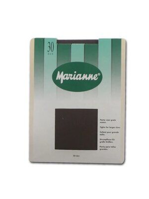 Marianne Panty Marianne 30 denier met tussenstuk