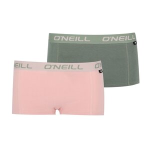 O'Neill O'Neill dames boxershorts 2-pack - soft pink green