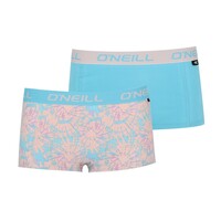 O'Neill dames boxershorts 2-pack - multi blue