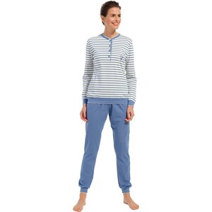 Pastunette Pastunette dames pyjama gestreept - interlock