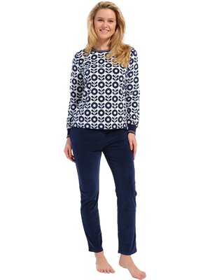 Pastunette Pastunette dames huispak - blue print