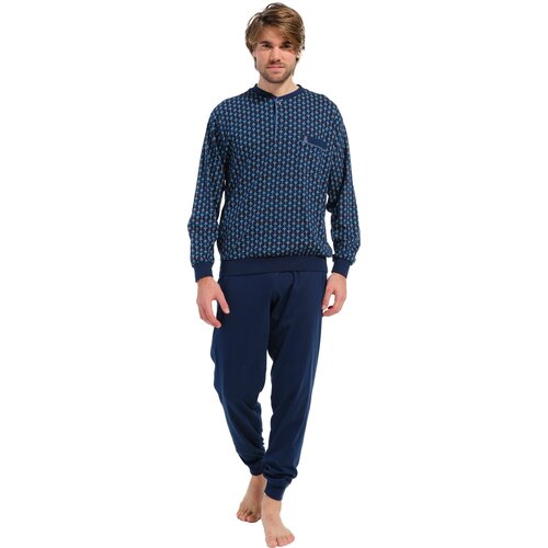 Robson Robson heren pyjama - blauw dessin